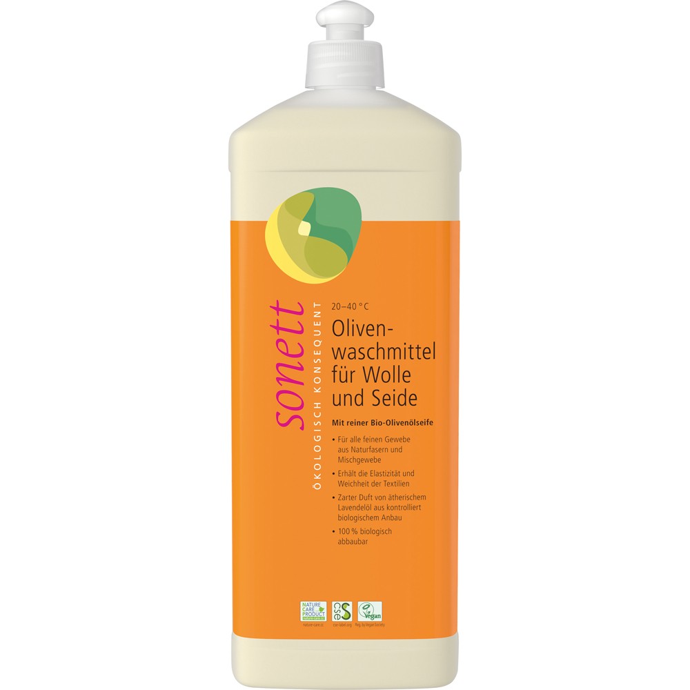 Detergent ecologic cu ulei de masline pentru lana și matase