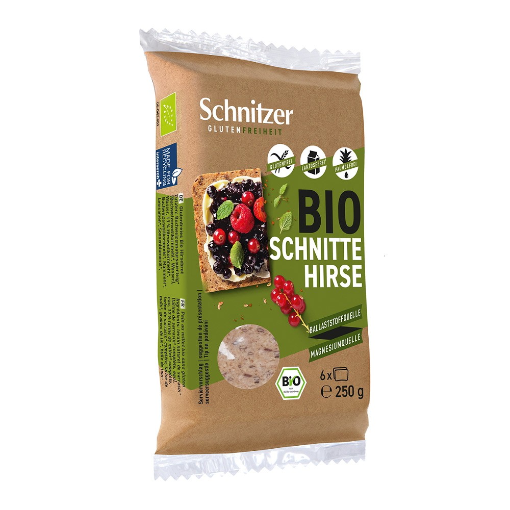 Paine din mei fara gluten si lactoza 6 felii