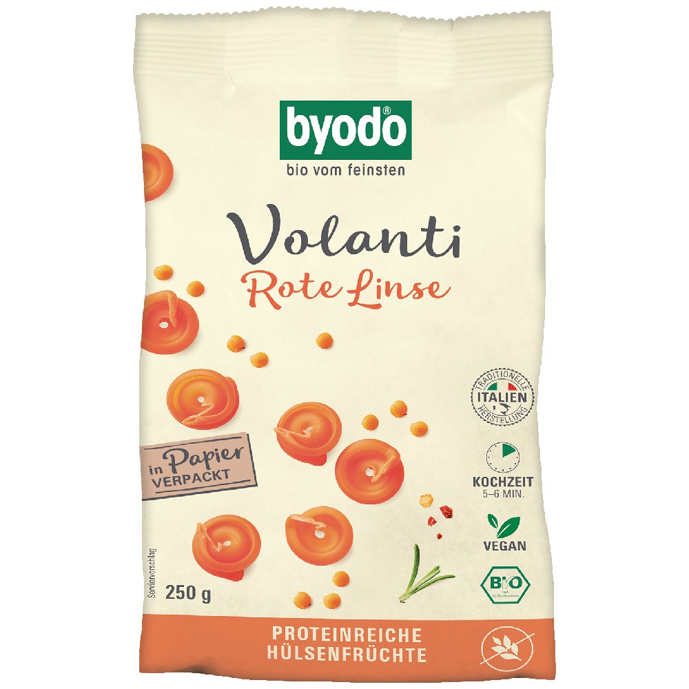Paste volanti din linte rosie, fara gluten