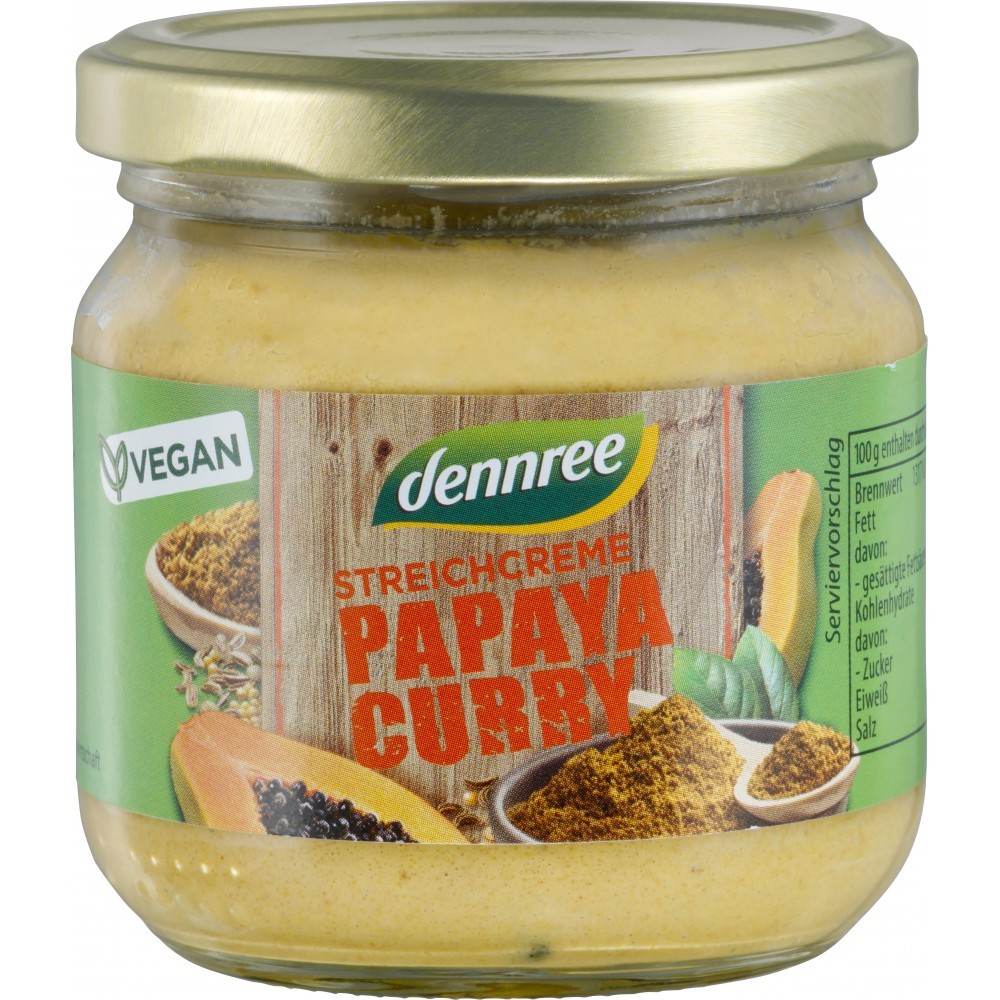 Pateu vegetal cu papaya si curry