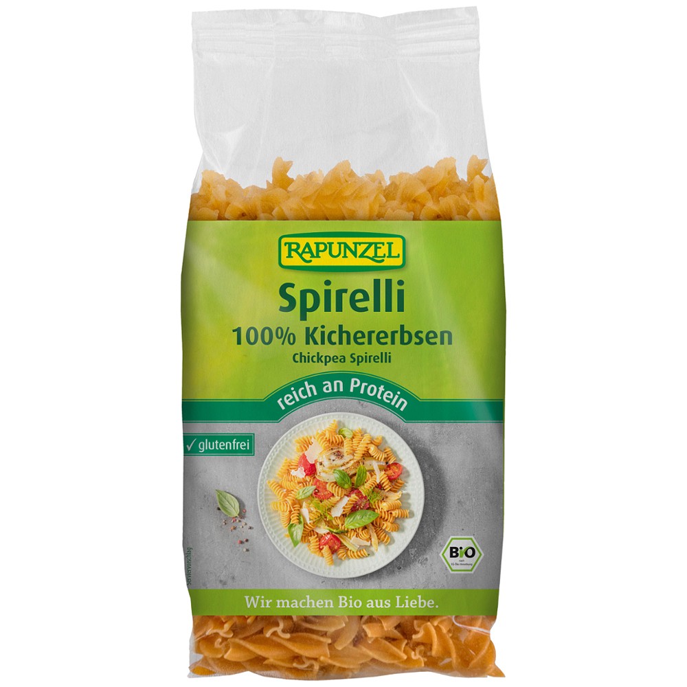 Spirelli din naut, fara gluten