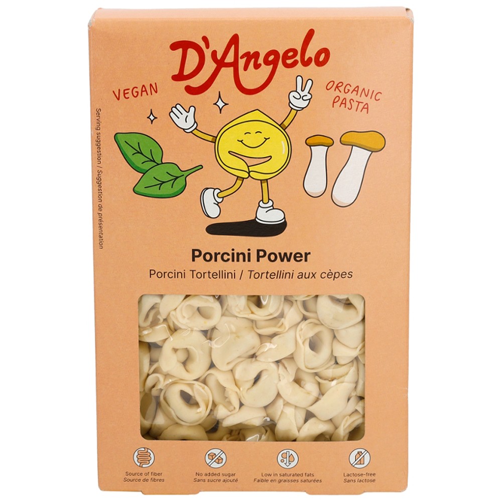 Tortellini cu umplutura de hribi